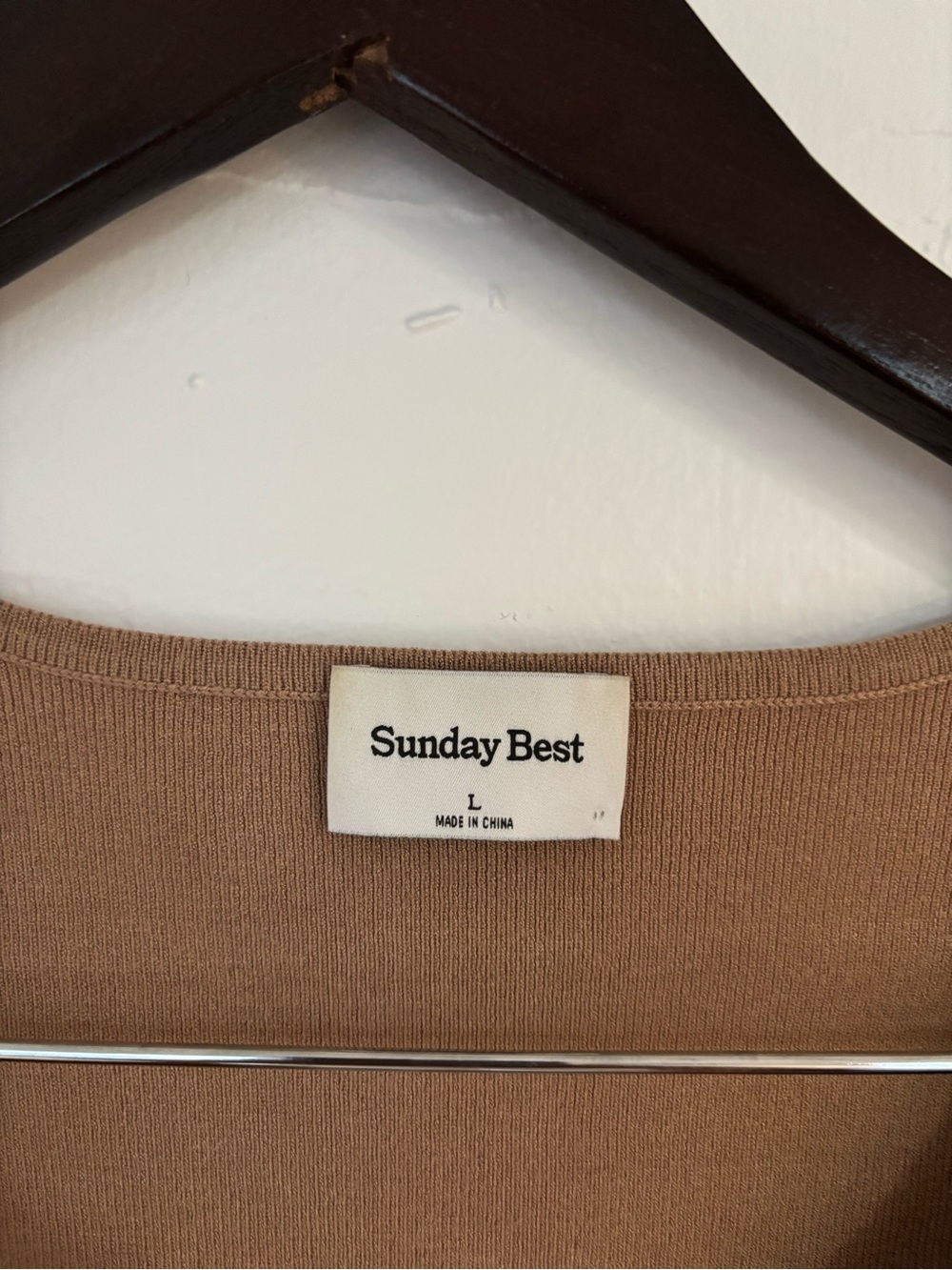 Sunday Best / Aritzia Taupe Cropped Cardigan